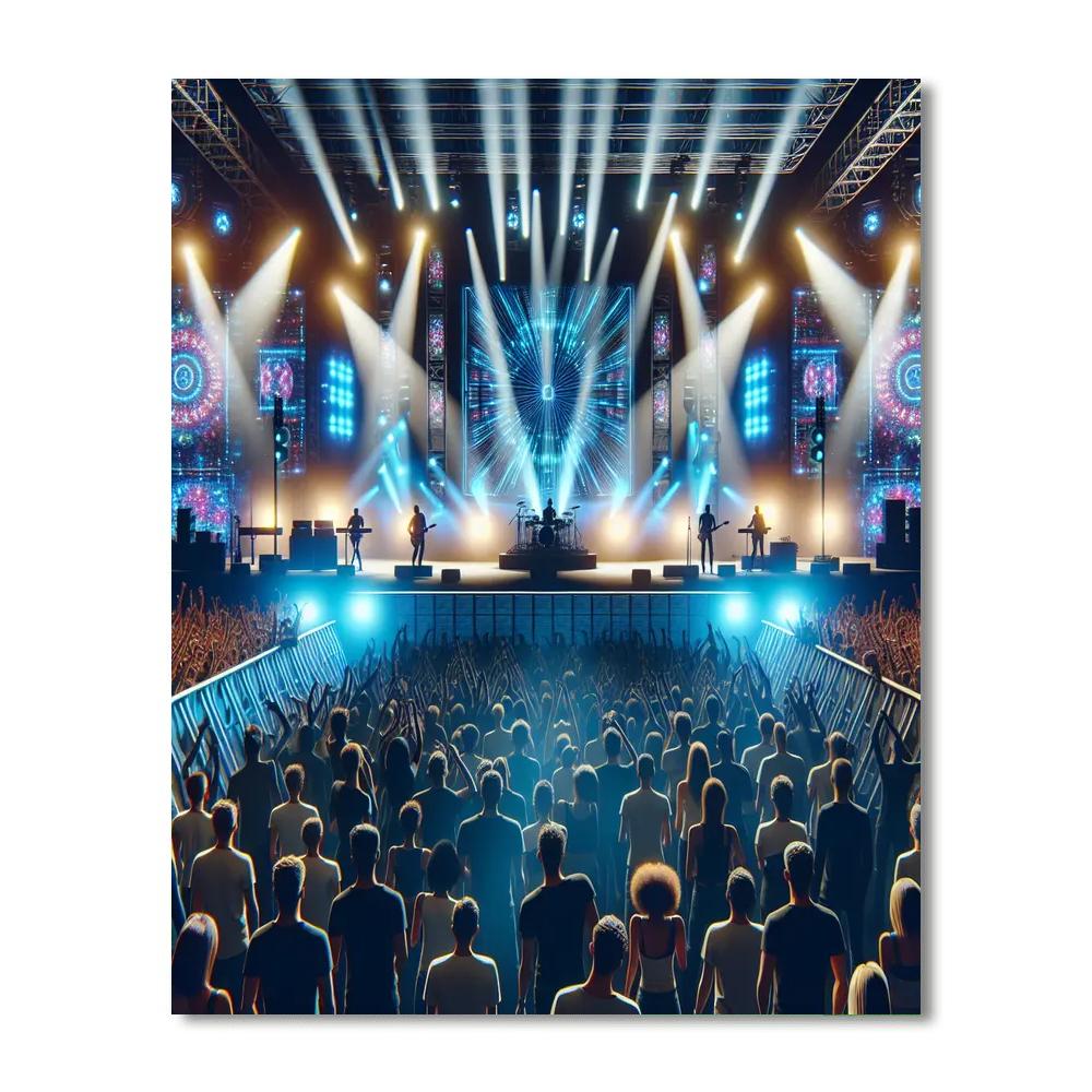 Transmusicales Festival Painting By Numbers Kit