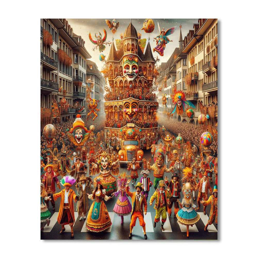 Fasnacht - Switzerland Paint By Color