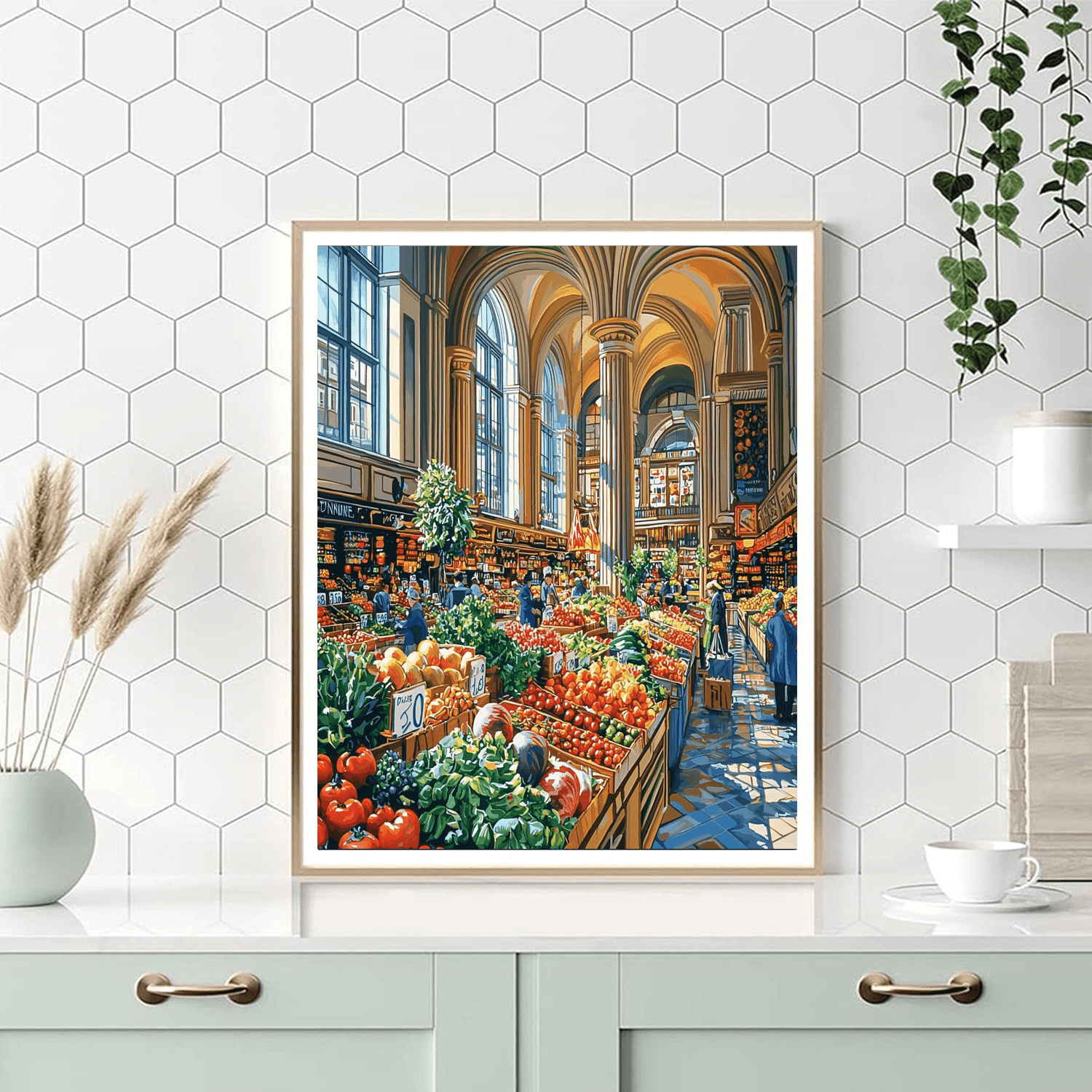 Rijeka City Market DIY Paint By Numbers