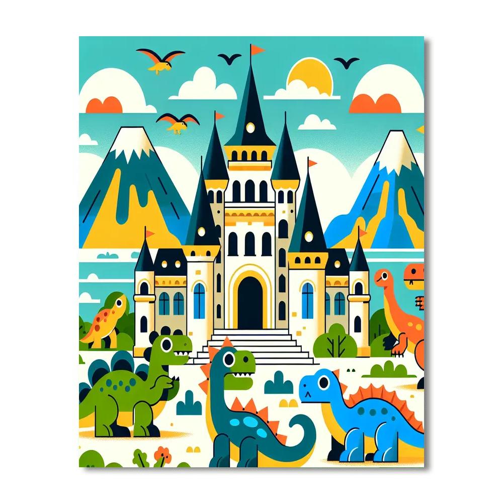 Dino Kingdom Numbered Painting Kits
