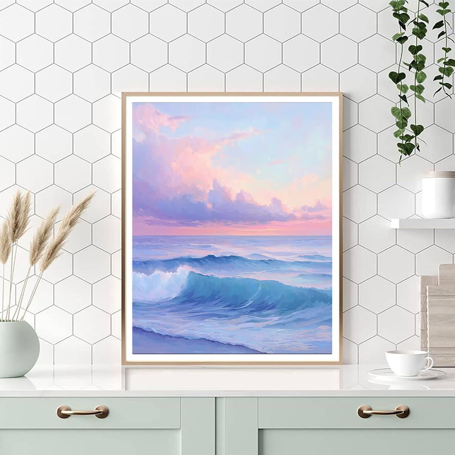 Claude Monet Inspired Twilight Over The Ocean  Paint By Numbers Kits