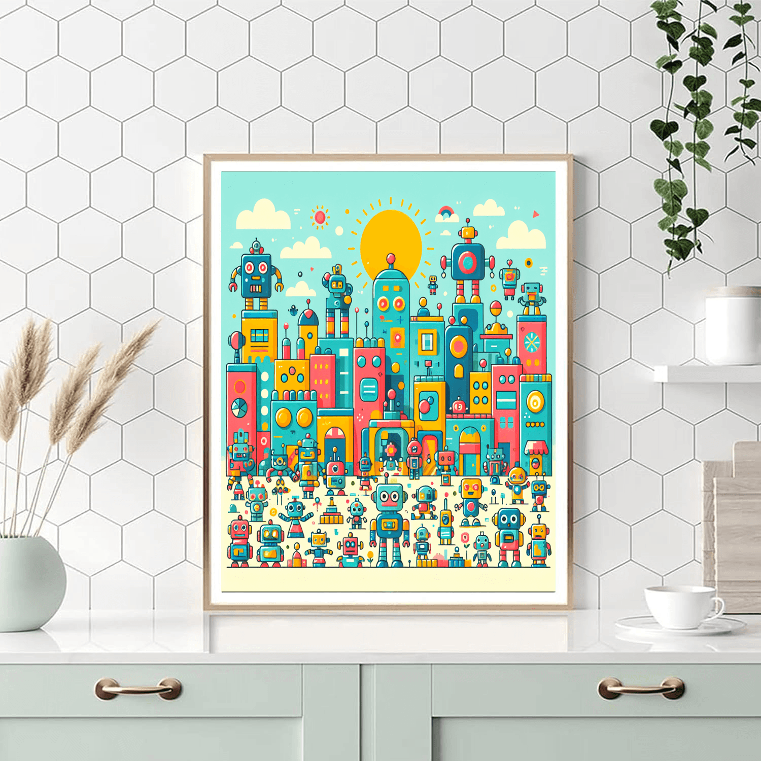 Fantastic Robot Adventure Painting Number Kit