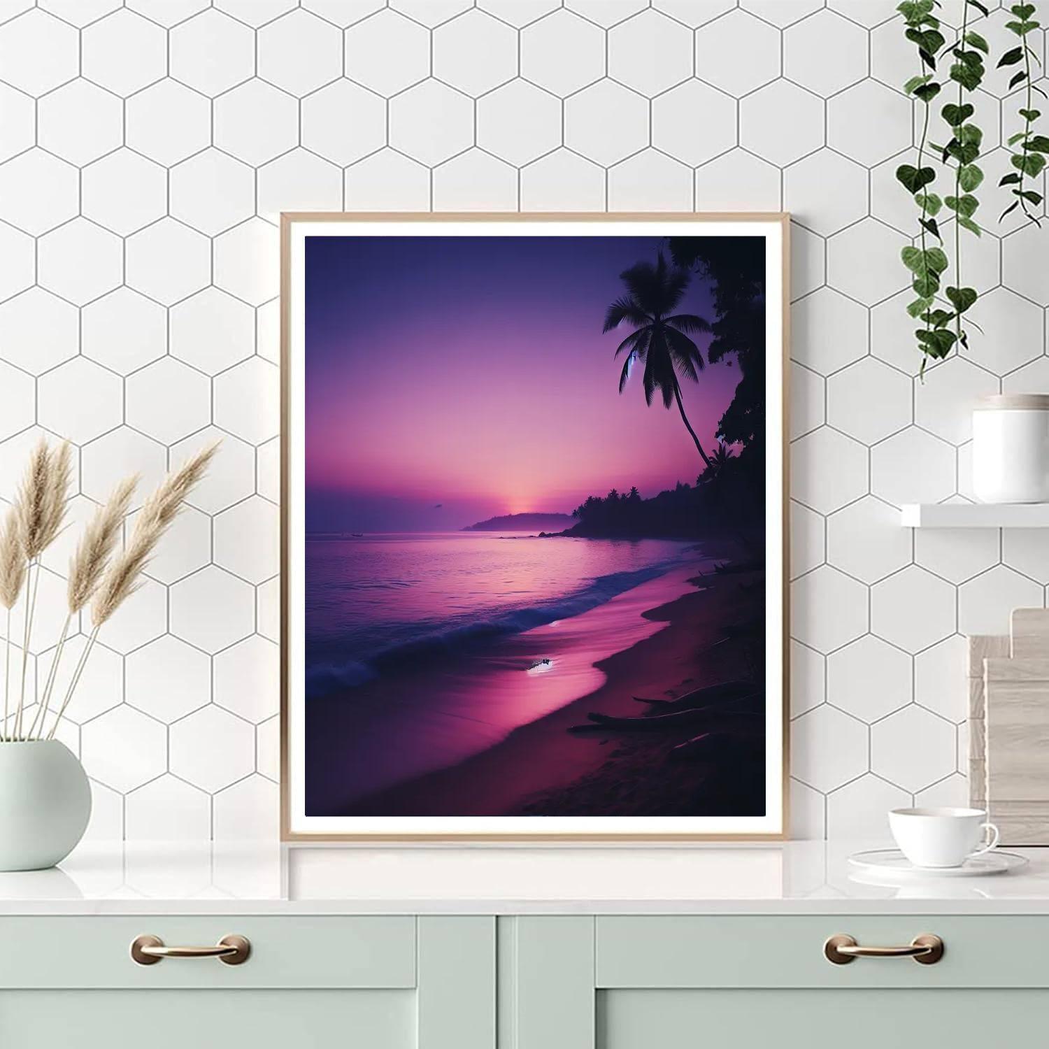 Twilight Coastal Escape Paint By Number