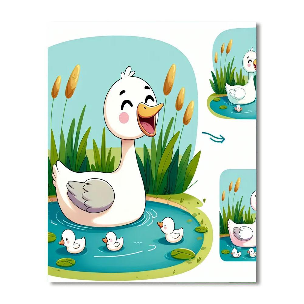 Gigglesome Goose Painting By Numbers Kit