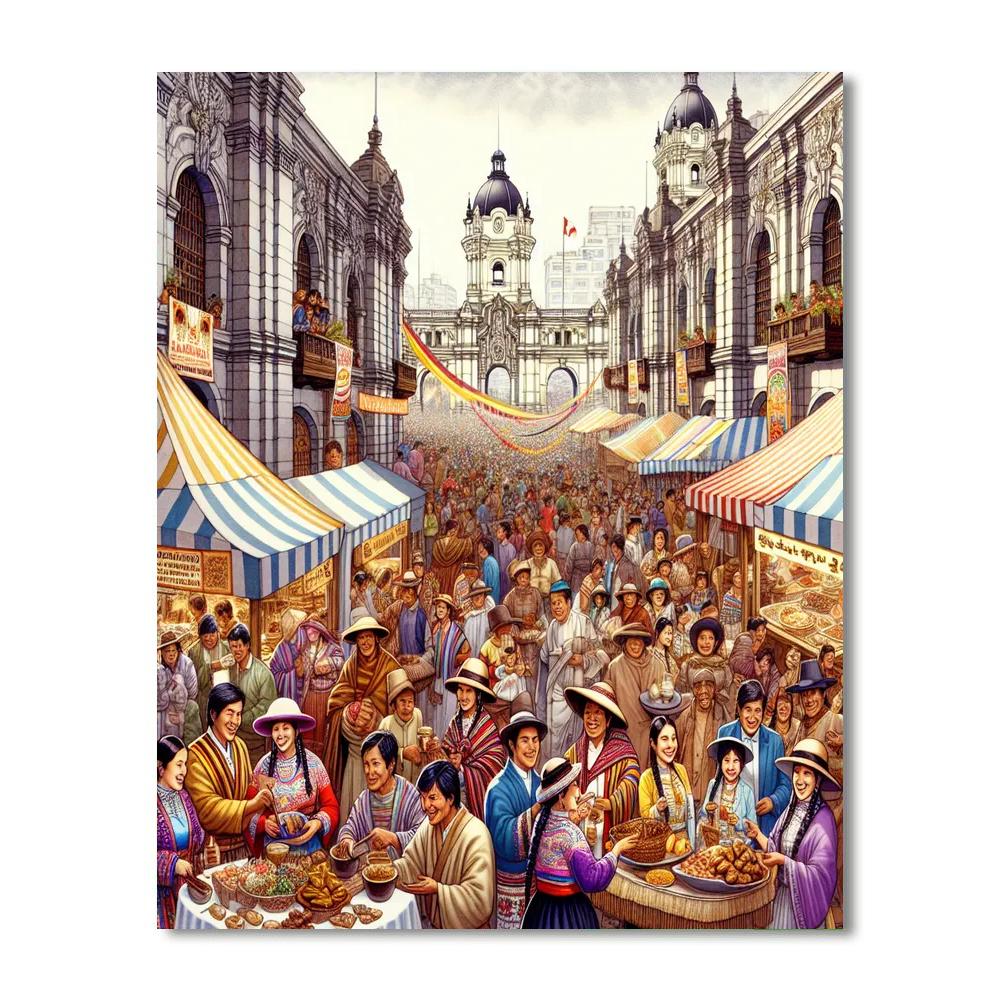 Lima 2019 Festival Paint By Numbers Kits