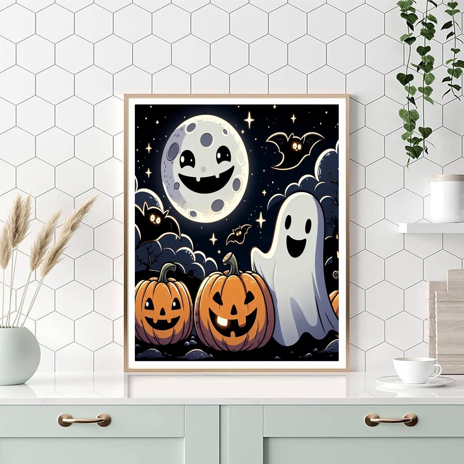 Happily Haunted Paint By Numbers Art