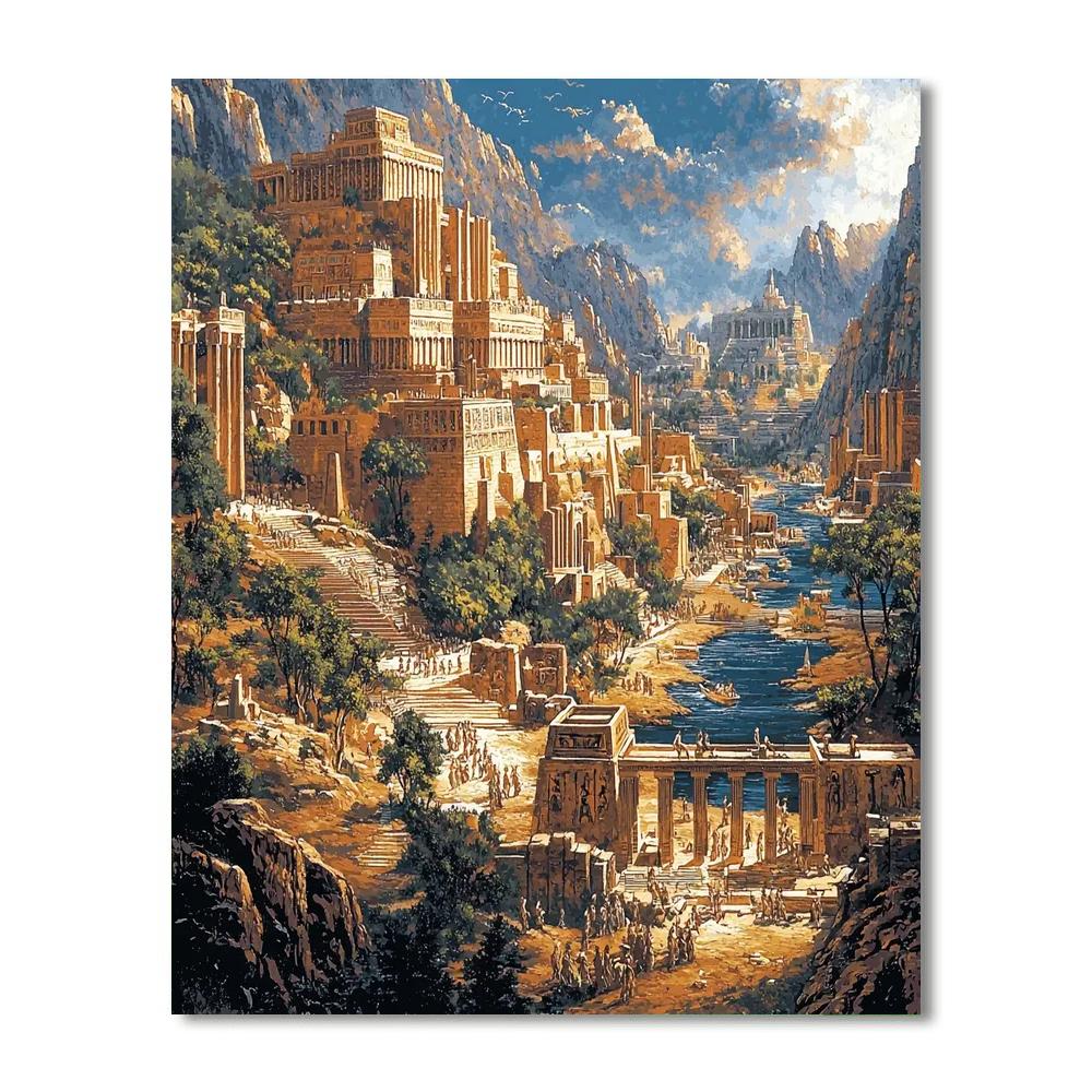 Jean-Auguste-Dominique Ingres Inspired In The Footsteps Of History  Paint By Numbers