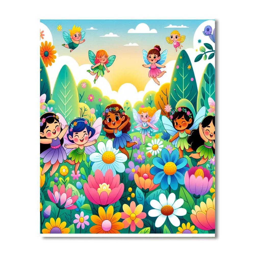 Colorful Magical Garden Paint By Color