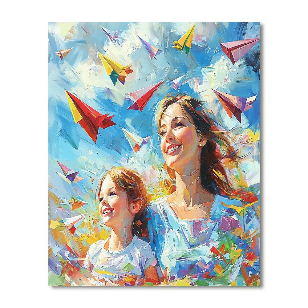 Dreams Take Flight Painting Number Kit