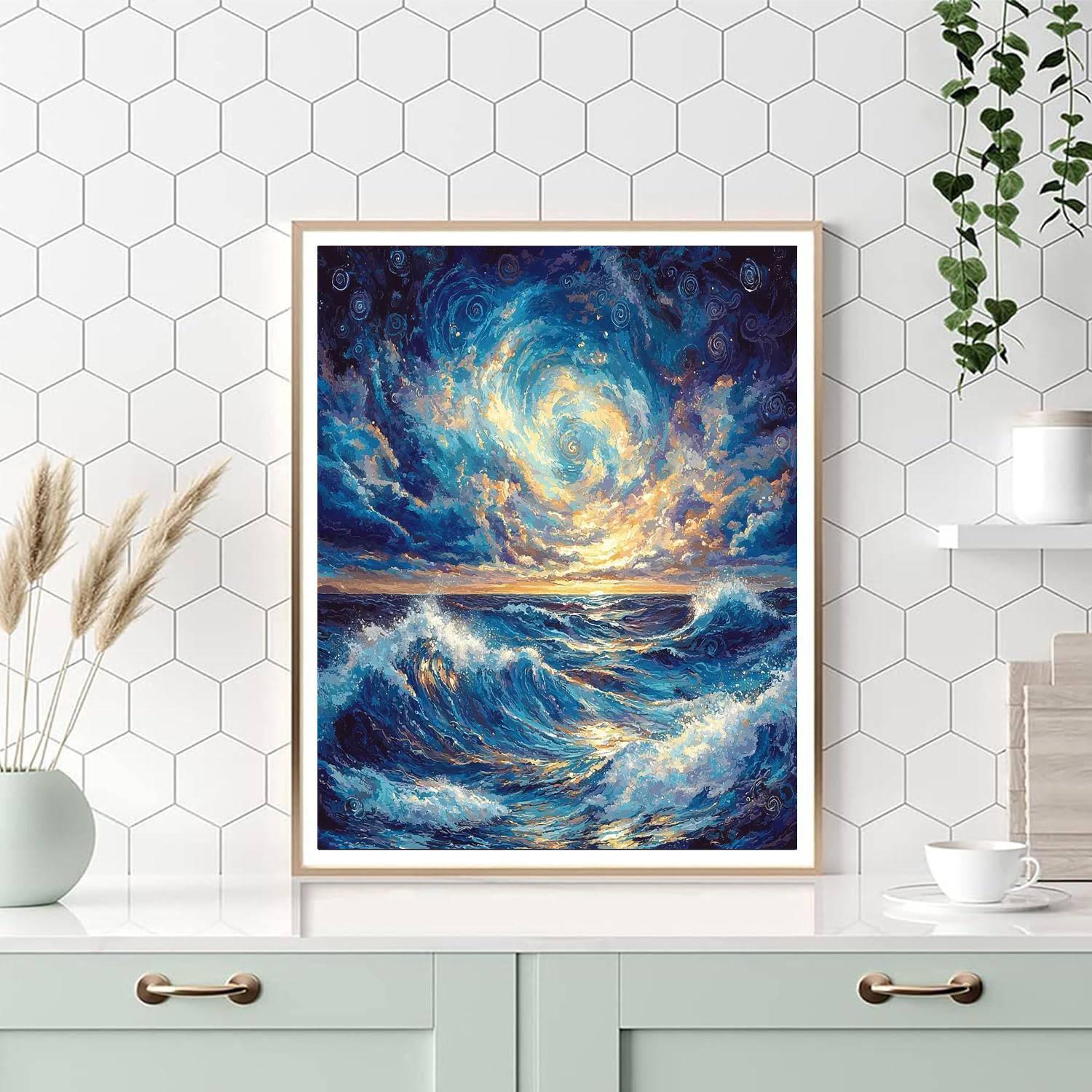 Caravaggio Inspired Tides Of Emotion  Painting By Numbers Kit