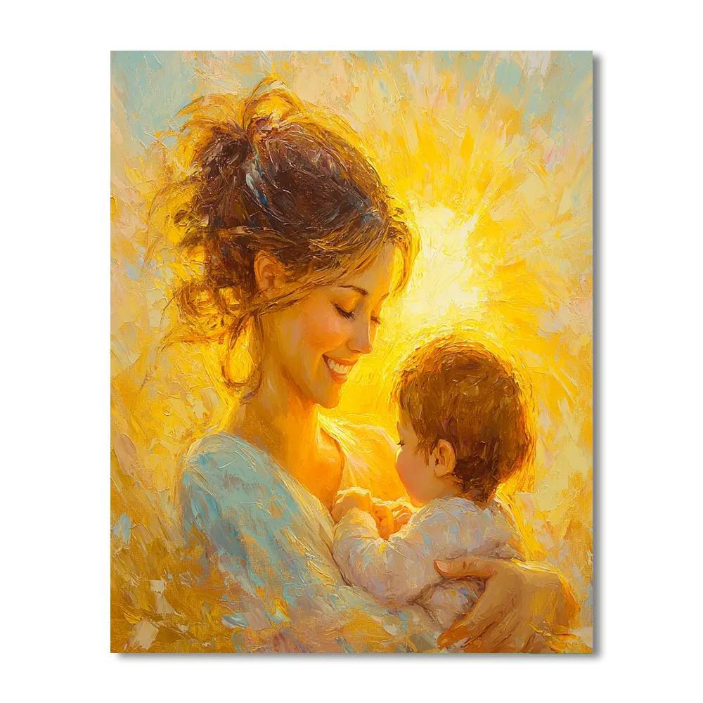 Radiant Mother’s Love Numbered Painting Kits