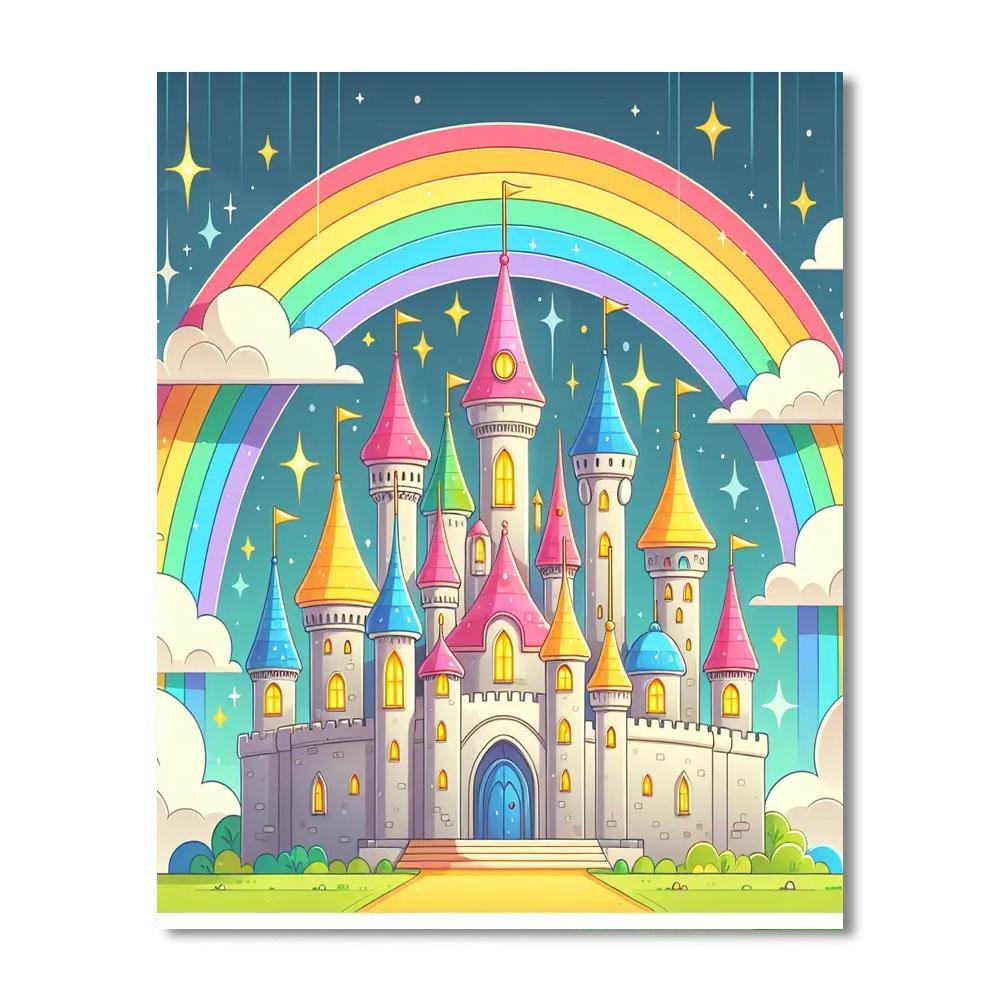 Mystical Castle Kingdom DIY Paint By Numbers