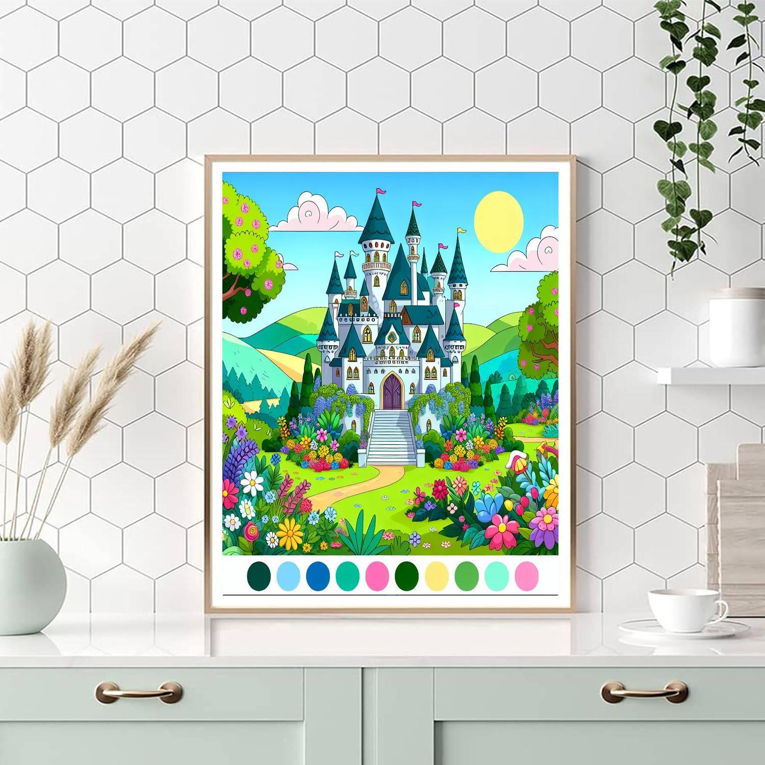 Fairytale Castle Retreat Paint By Numbers Kits