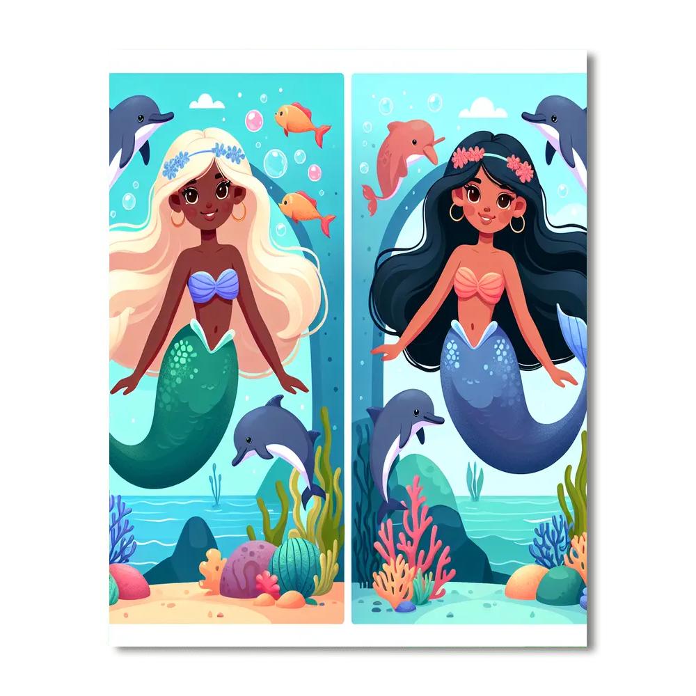 Mermaid Lagoon Mysteries Paint By Numbers