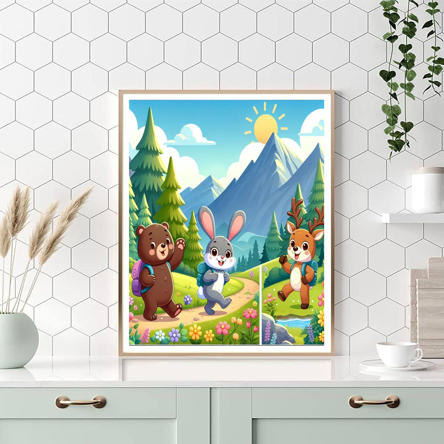 Mighty Mountain Adventure Paint By Numbers Kits