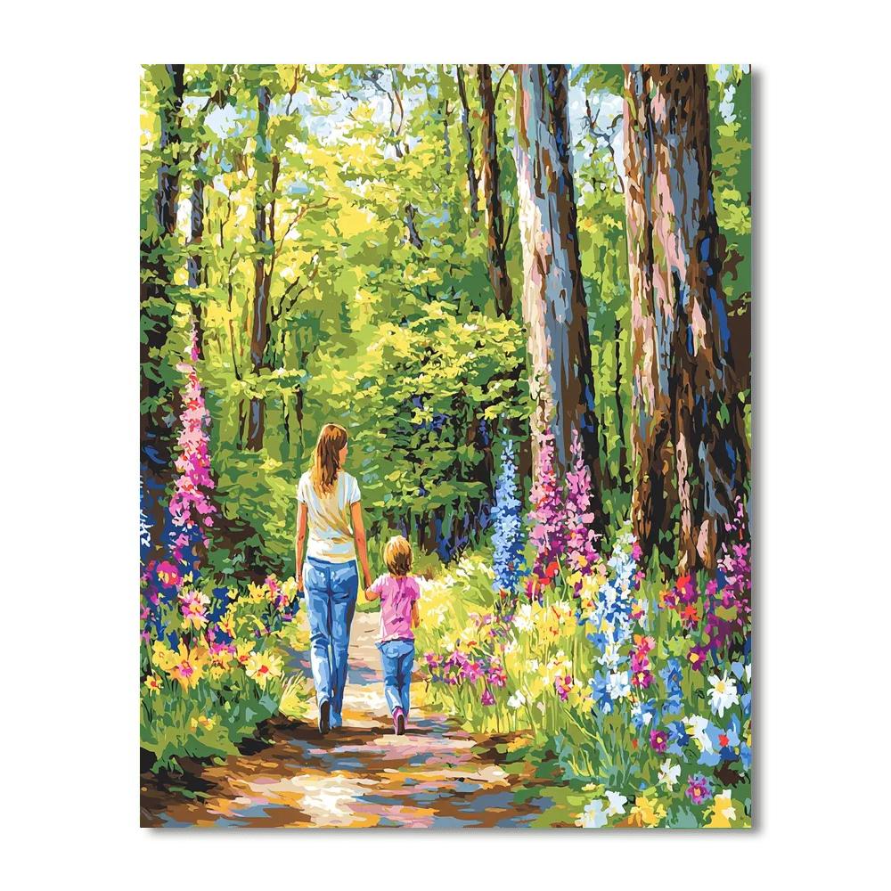 Exploring The Forest Together Paint By Number