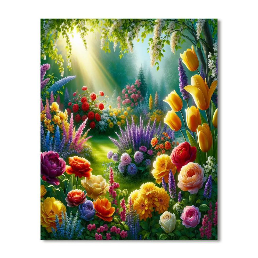 Springtime Garden Delight - DIY Painting By Numbers Kit – Artistry Rack