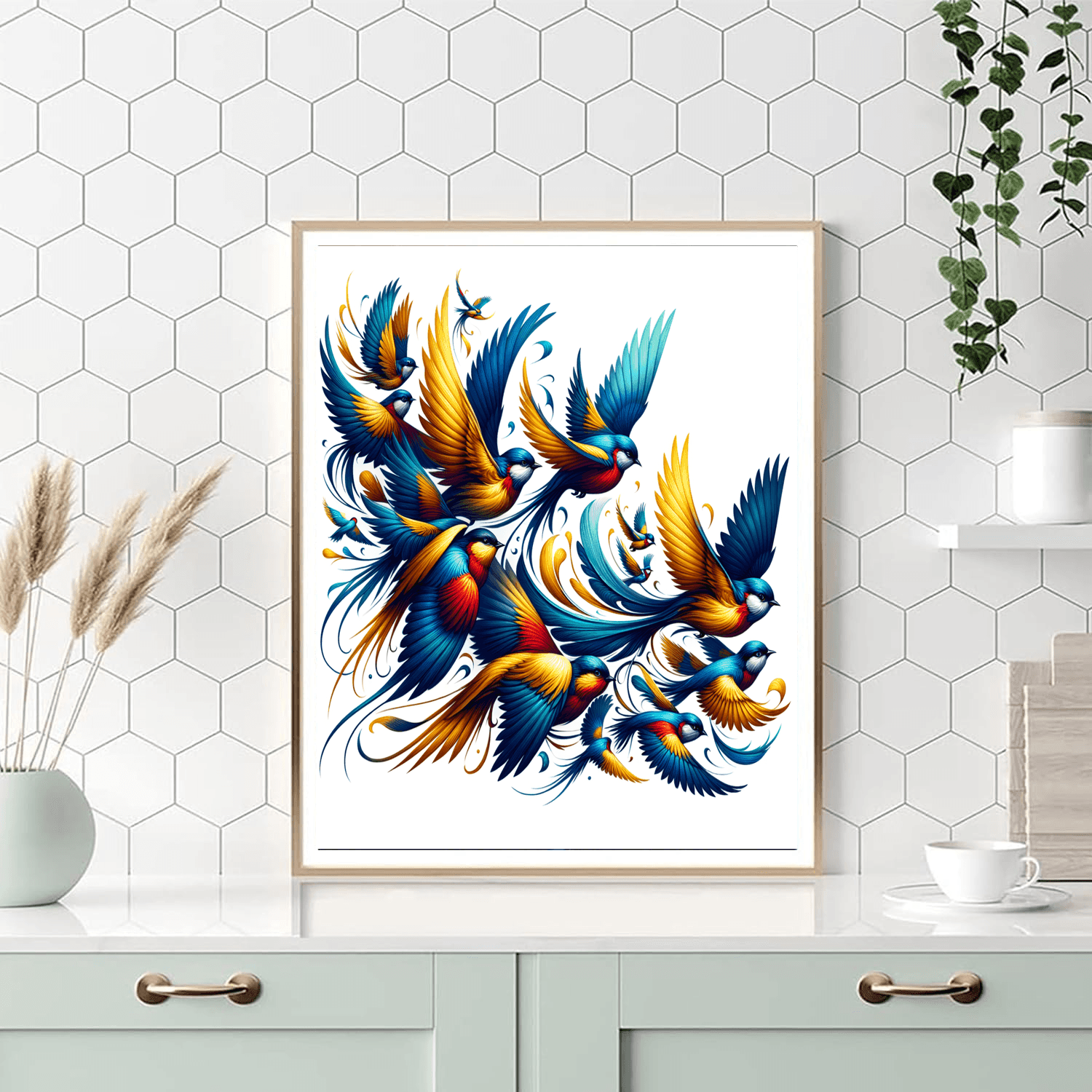 Birds In Harmony Paint By Number