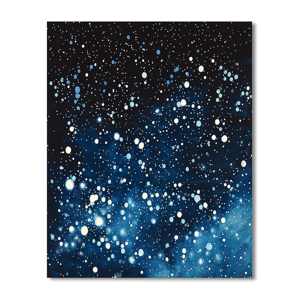 Georges Seurat Inspired Dreamy Constellations  Paint By Number