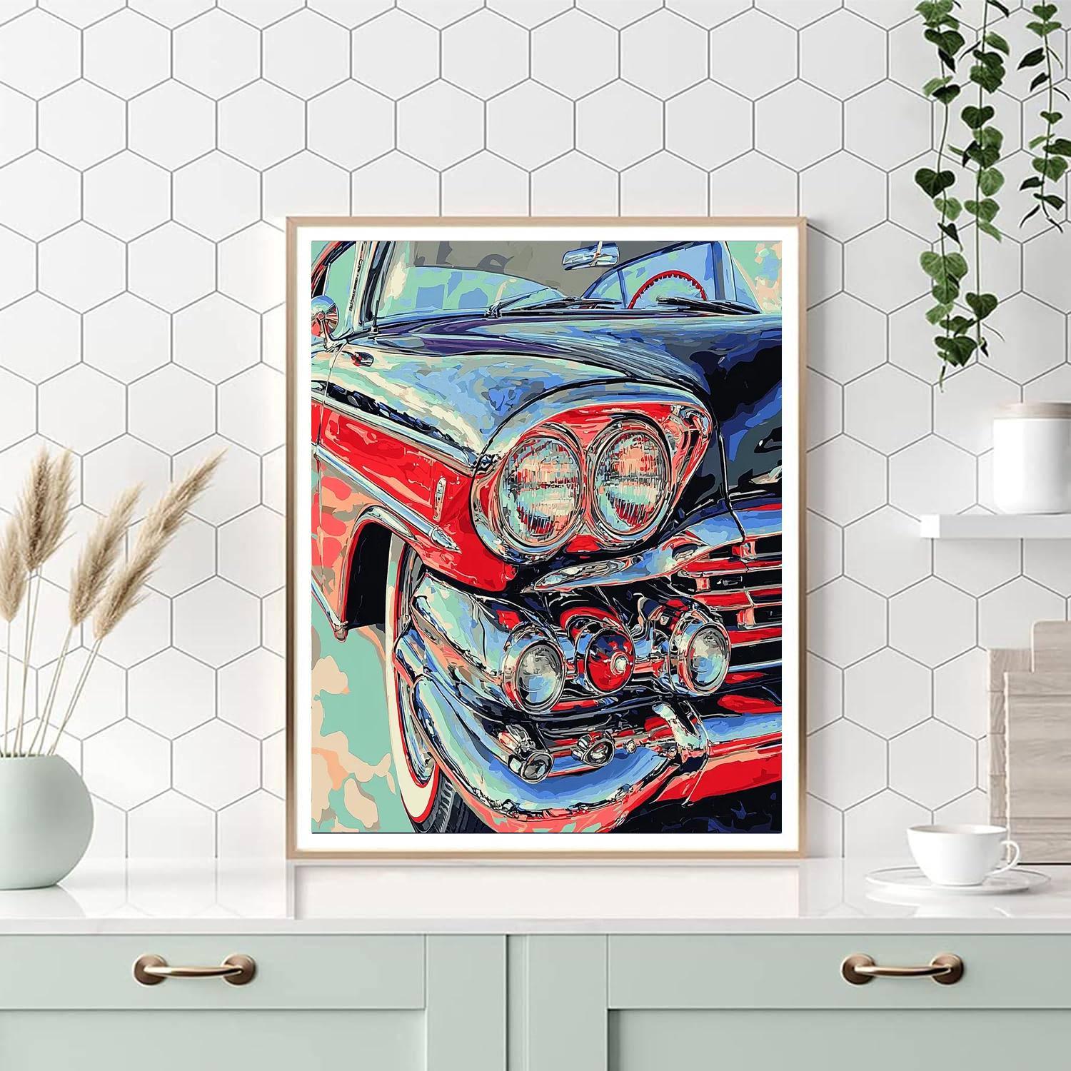 Norman Rockwell Inspired Vintage Voyager  Paint By Number