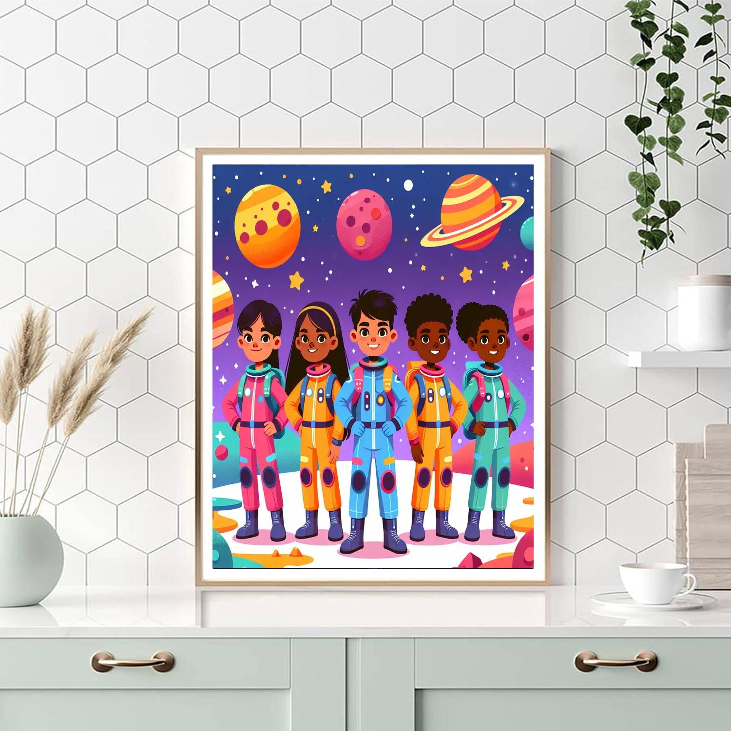 Galactic Explorers' League Paint By Numbers