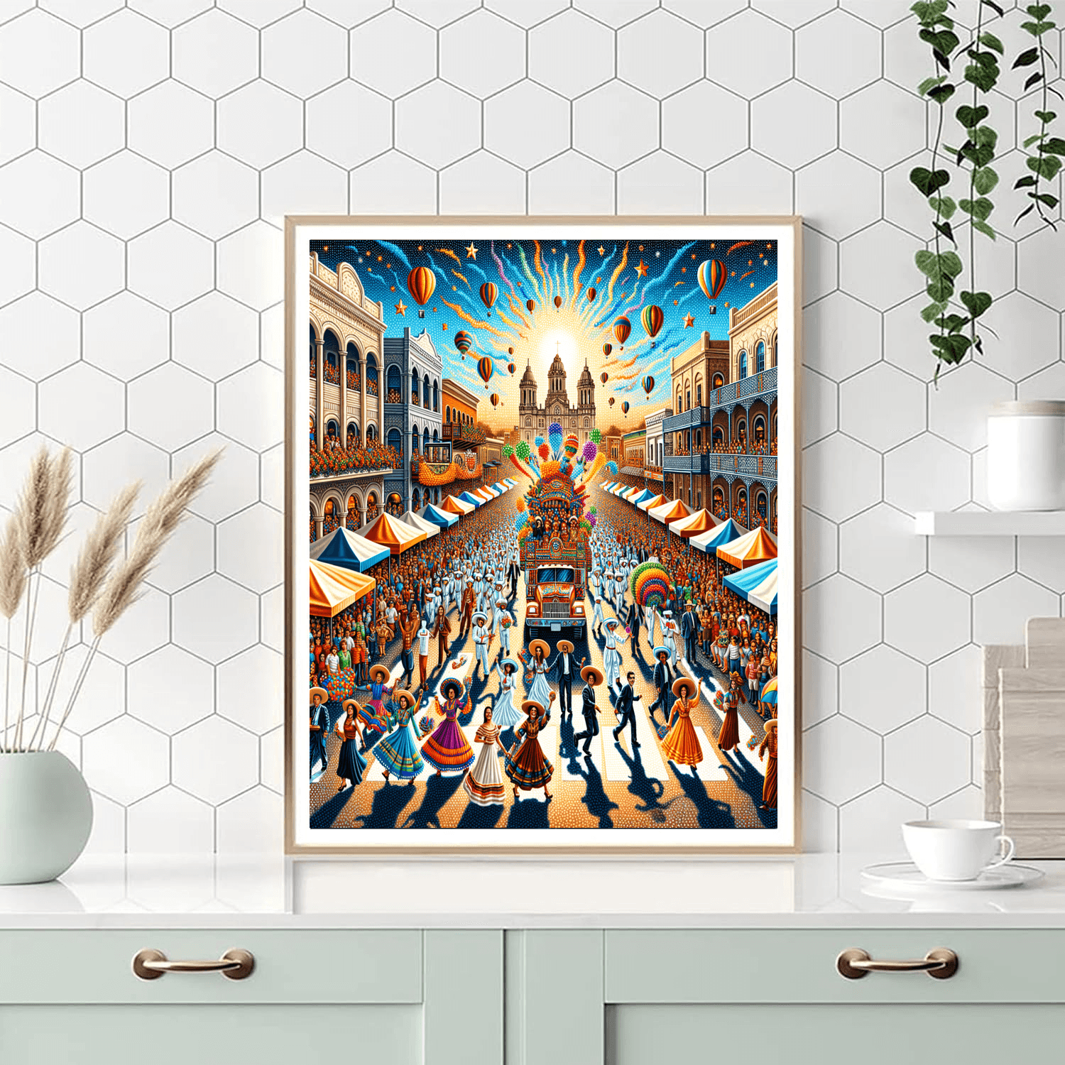 Fiesta San Antonio - Usa Number Painting