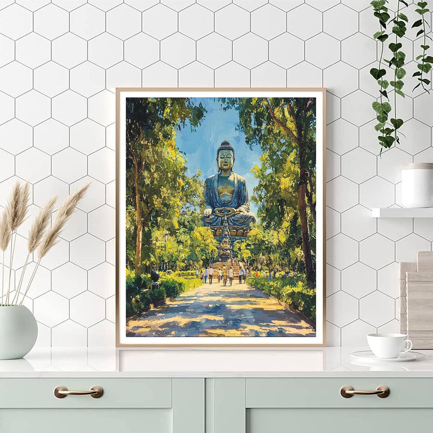 Kamakura Great Buddha Paint By Color