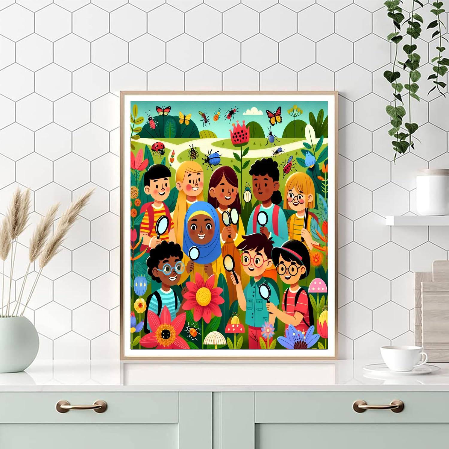 Garden Bug Exploration Paint By Color