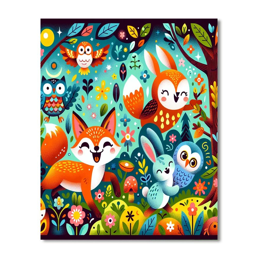 Forest Fairy Tales Painting Number Kit