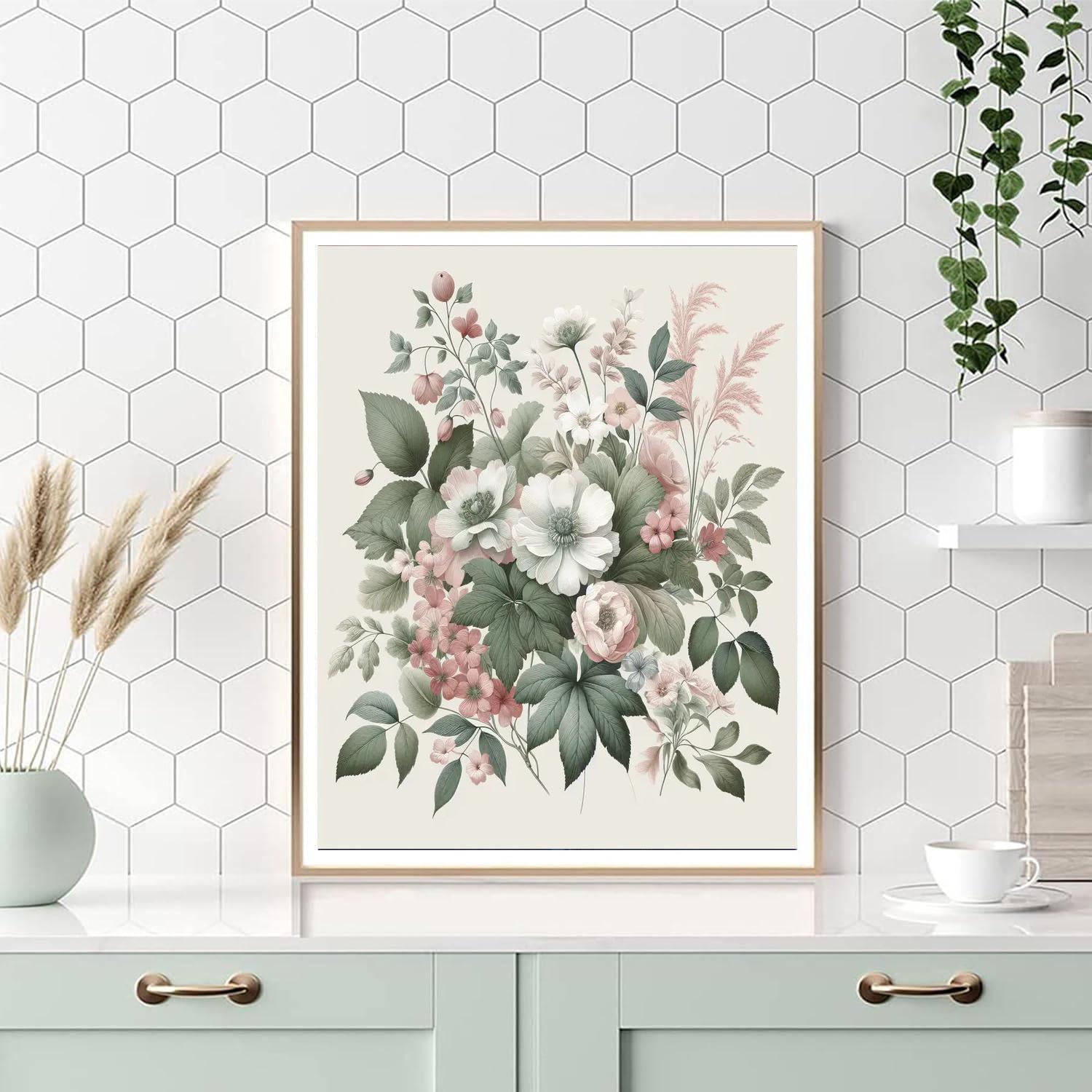Elegant Botanicals Paint By Numbers Art