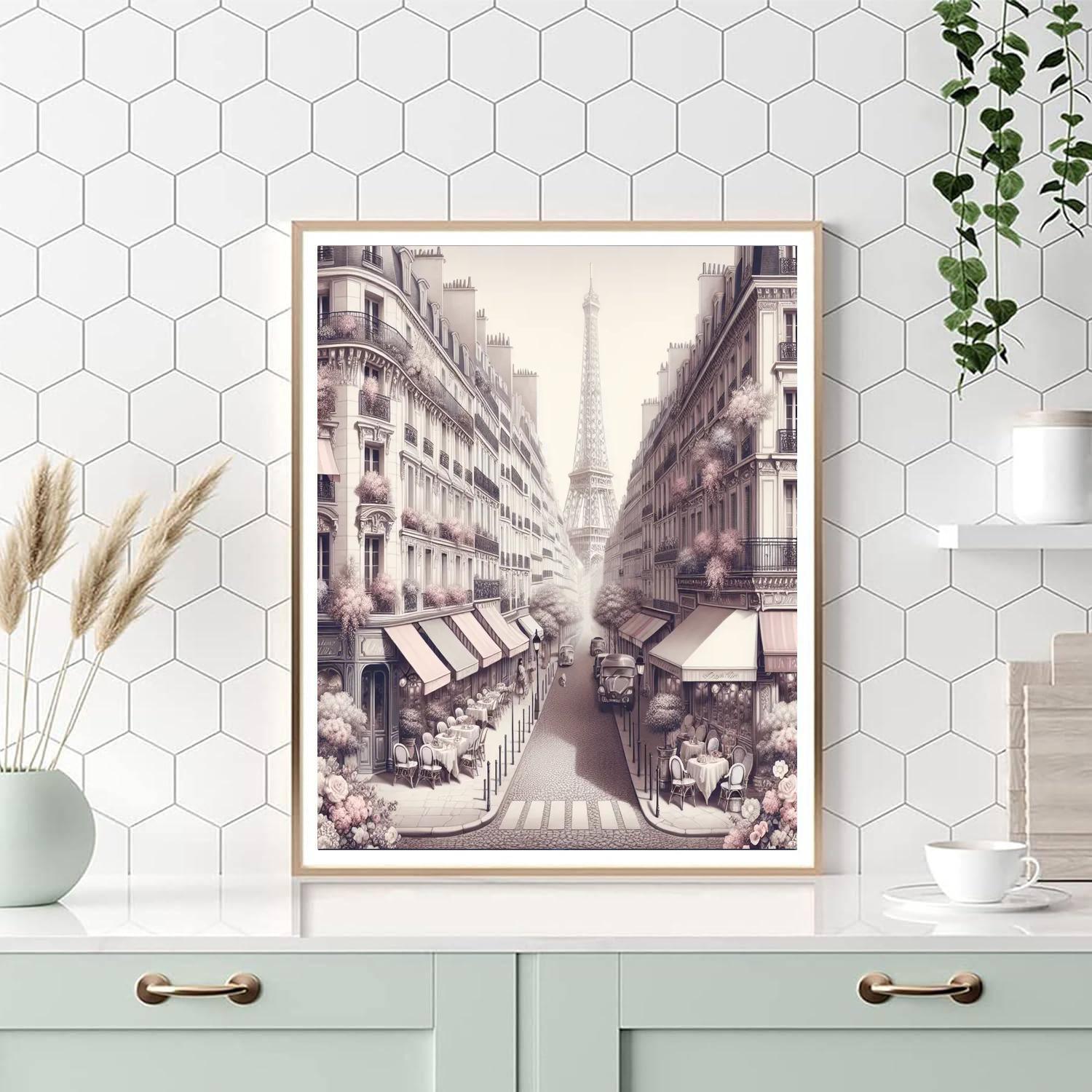 Romantic Parisian Streets Paint By Number