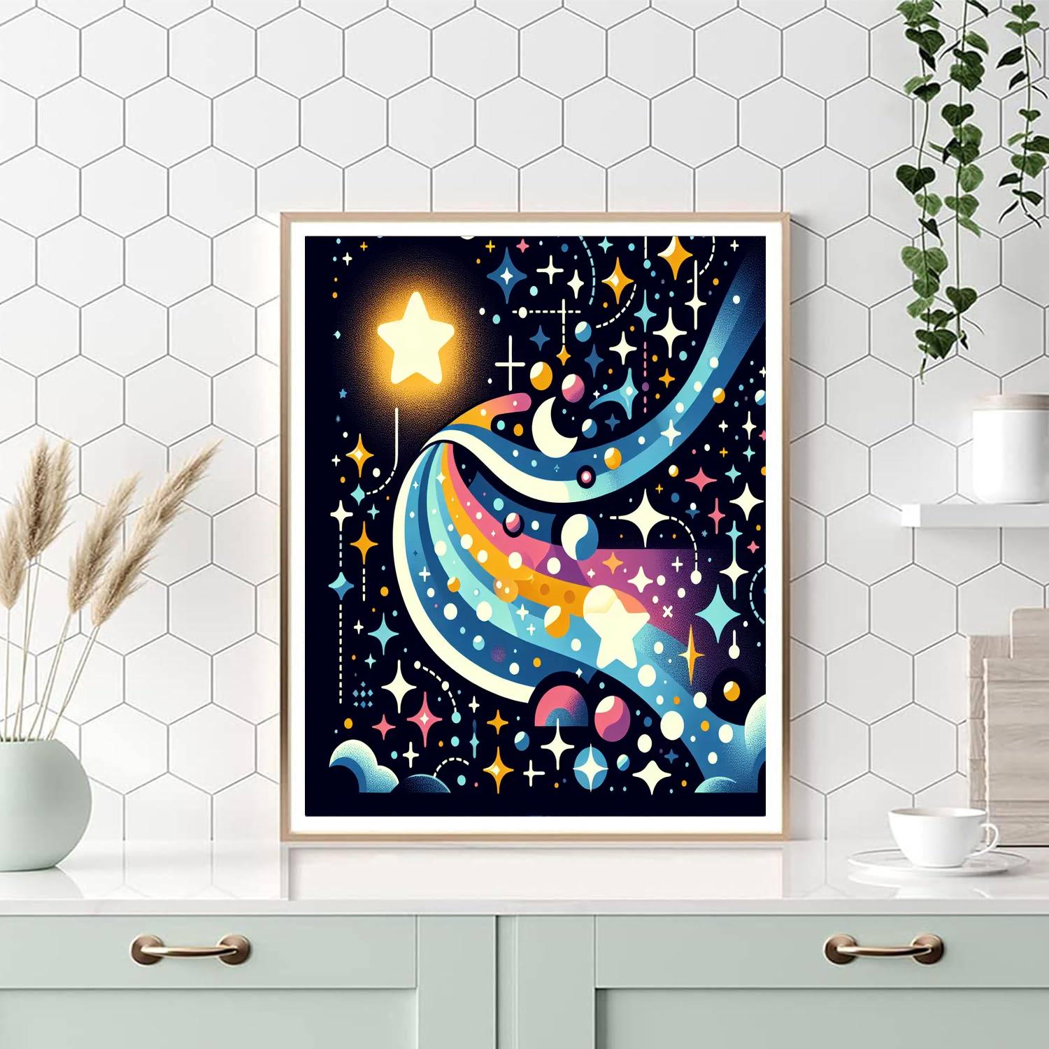 Magical Stardust Realm Paint By Numbers