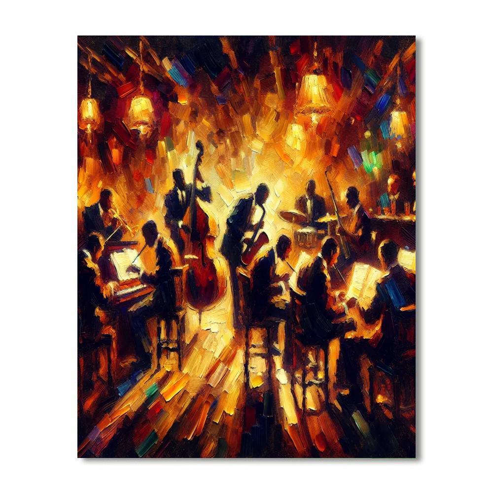 Evening Jazz Club Paint By Color
