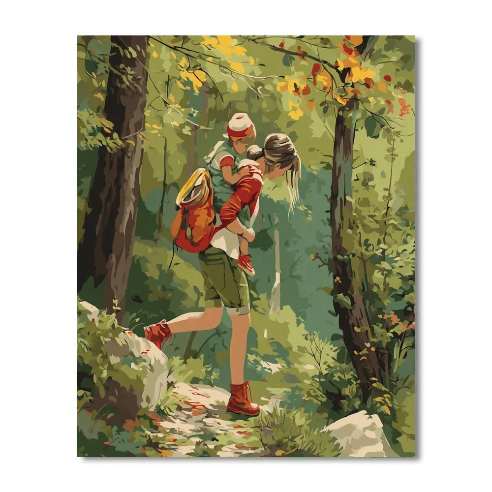 In The Arms Of Nature Numbered Painting Kits