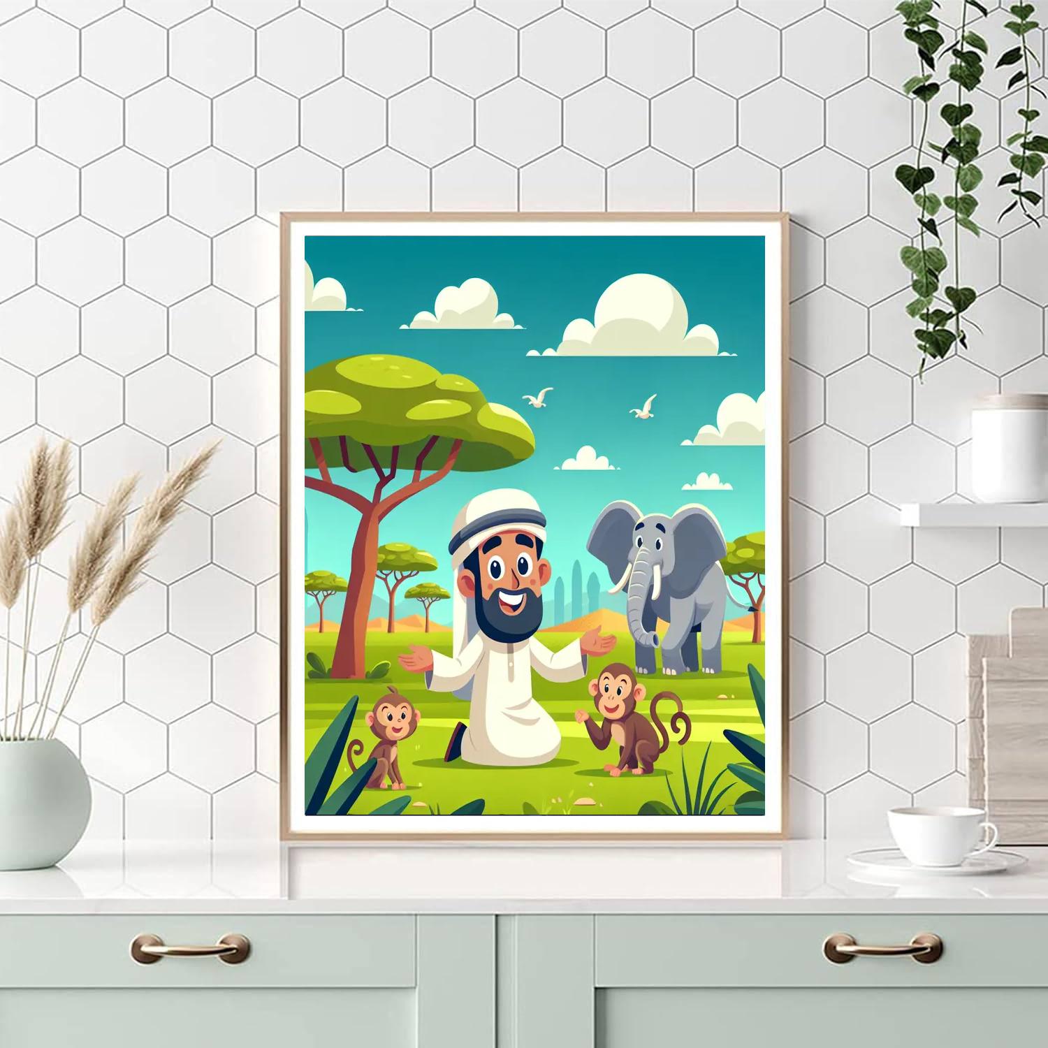 Safari Wildlife Quest Number Painting