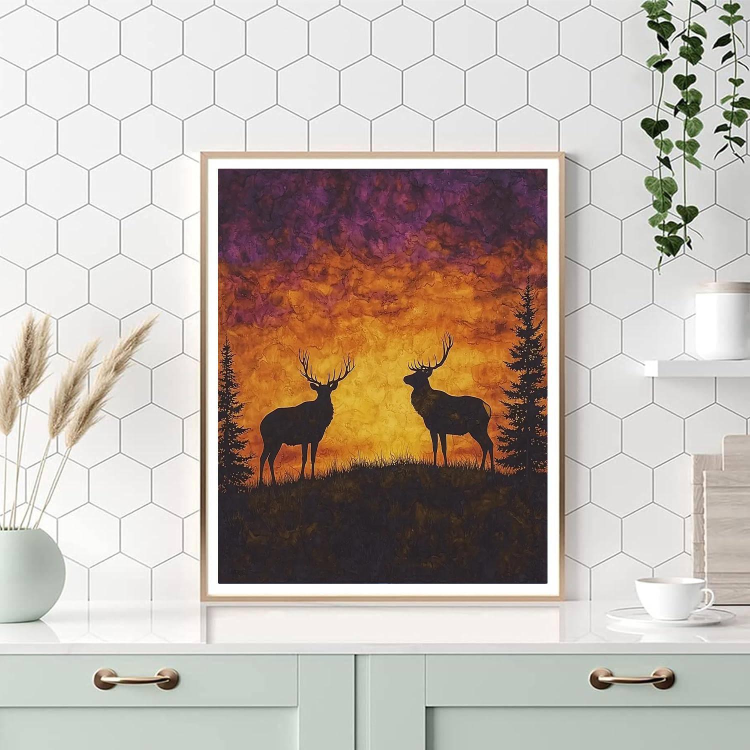 Sir Edwin Landseer Inspired Majestic Silhouettes Of The Wild  Paint By Color