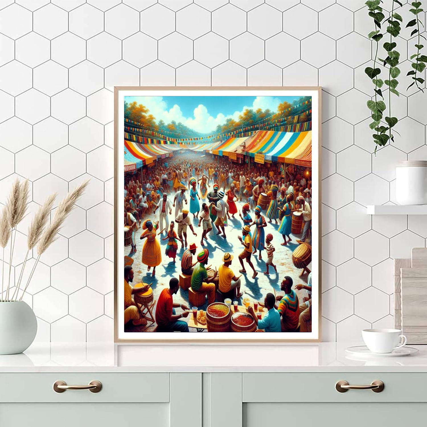 Kingdom Day Festival - Jamaica DIY Paint By Numbers