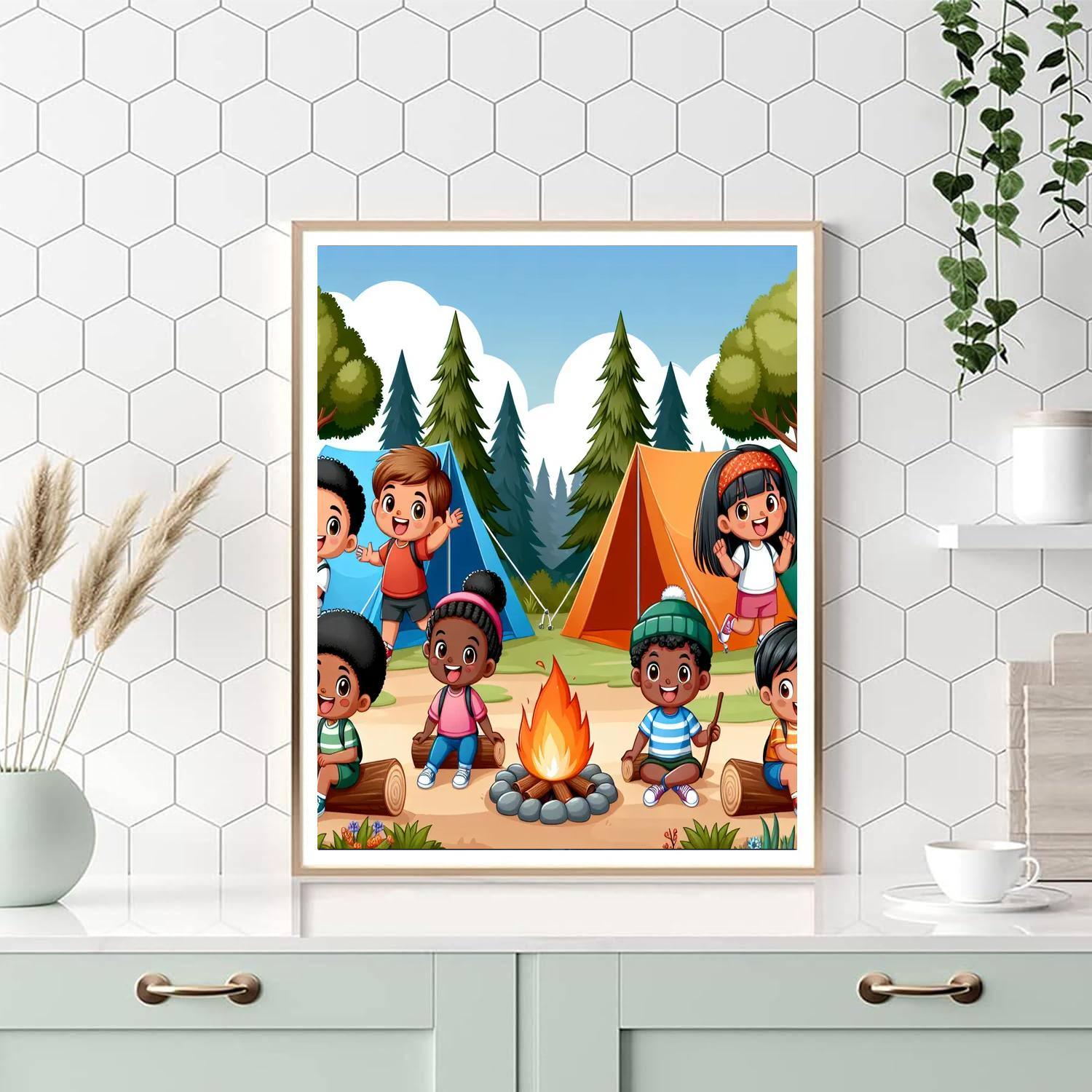 Summer Camp Fun Paint By Color