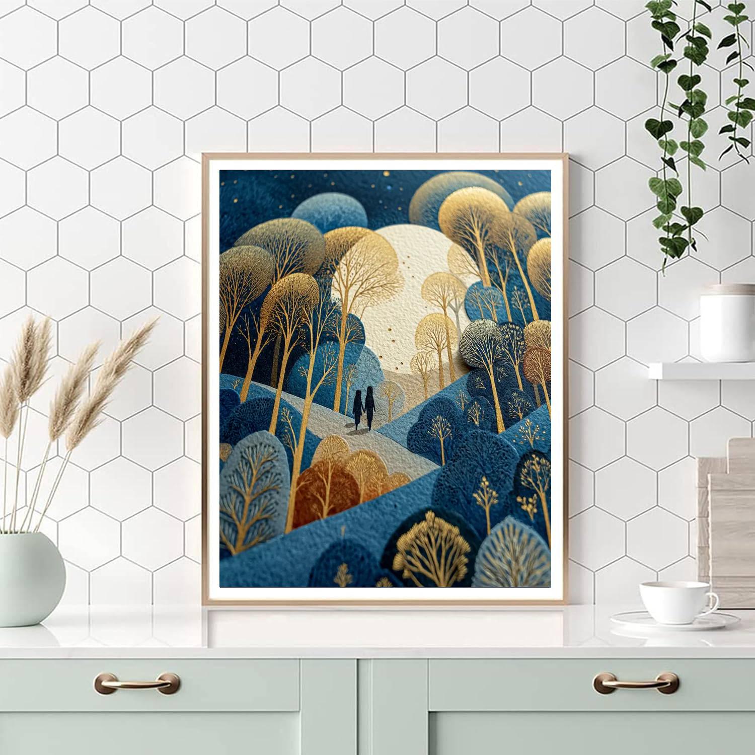 Cradle Of The Moon Numbered Painting Kits