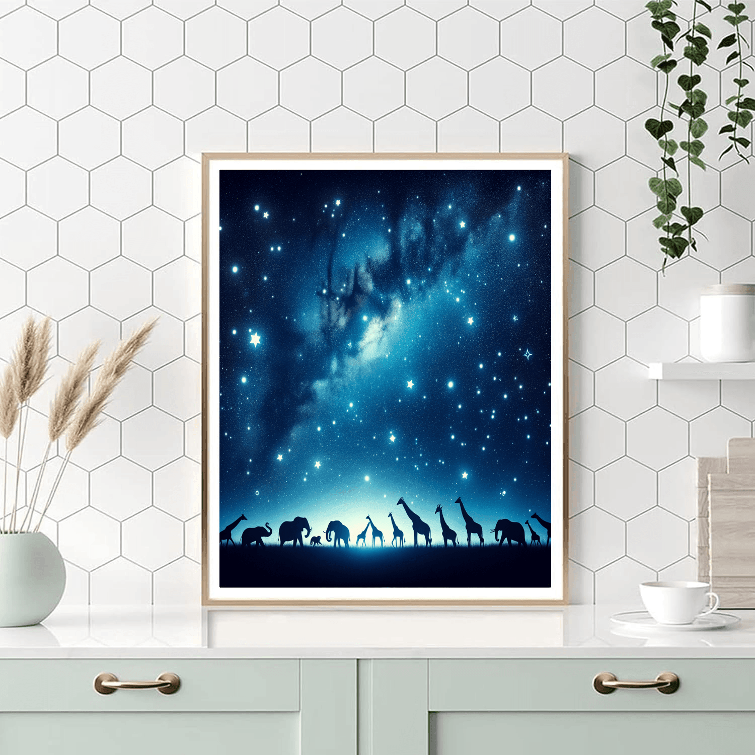 Starry Night Safari Numbered Painting Kits