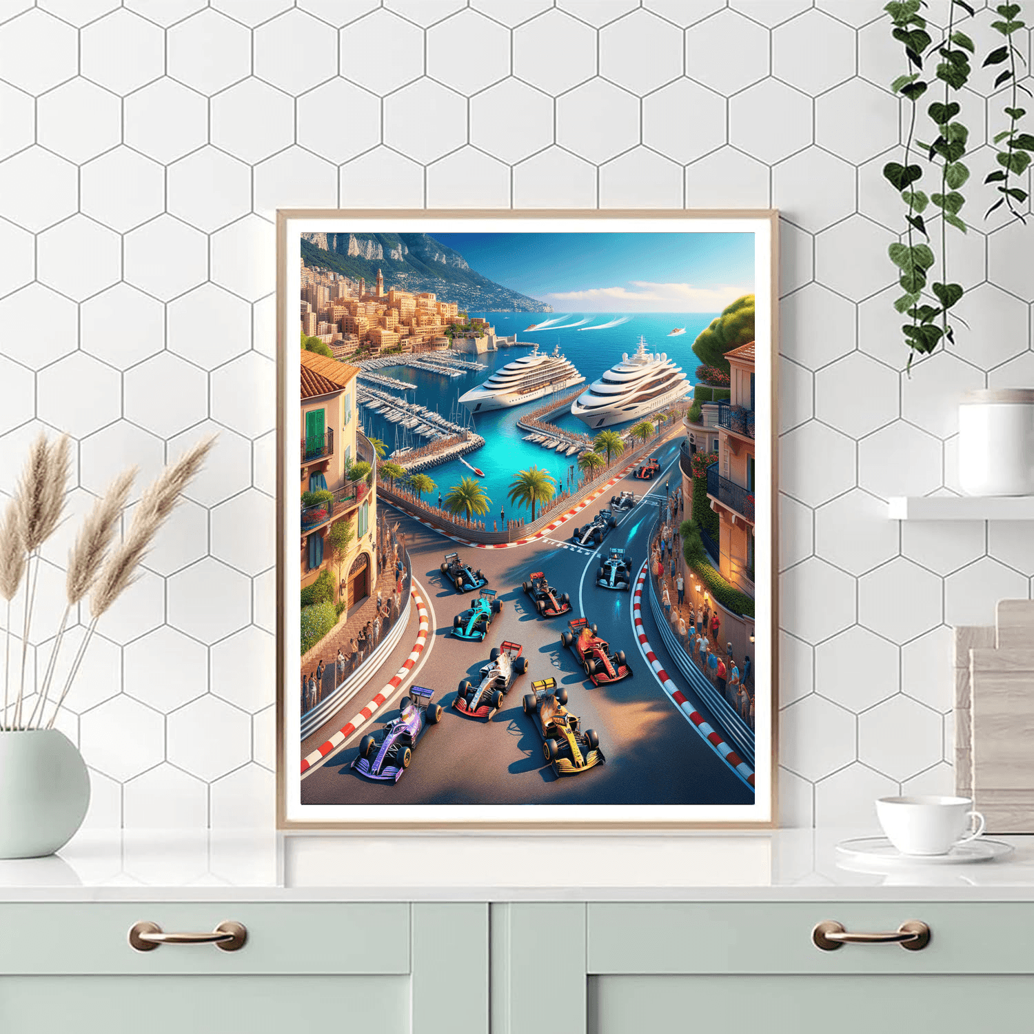 Monaco Grand Prix - Monte Carlo Paint By Color