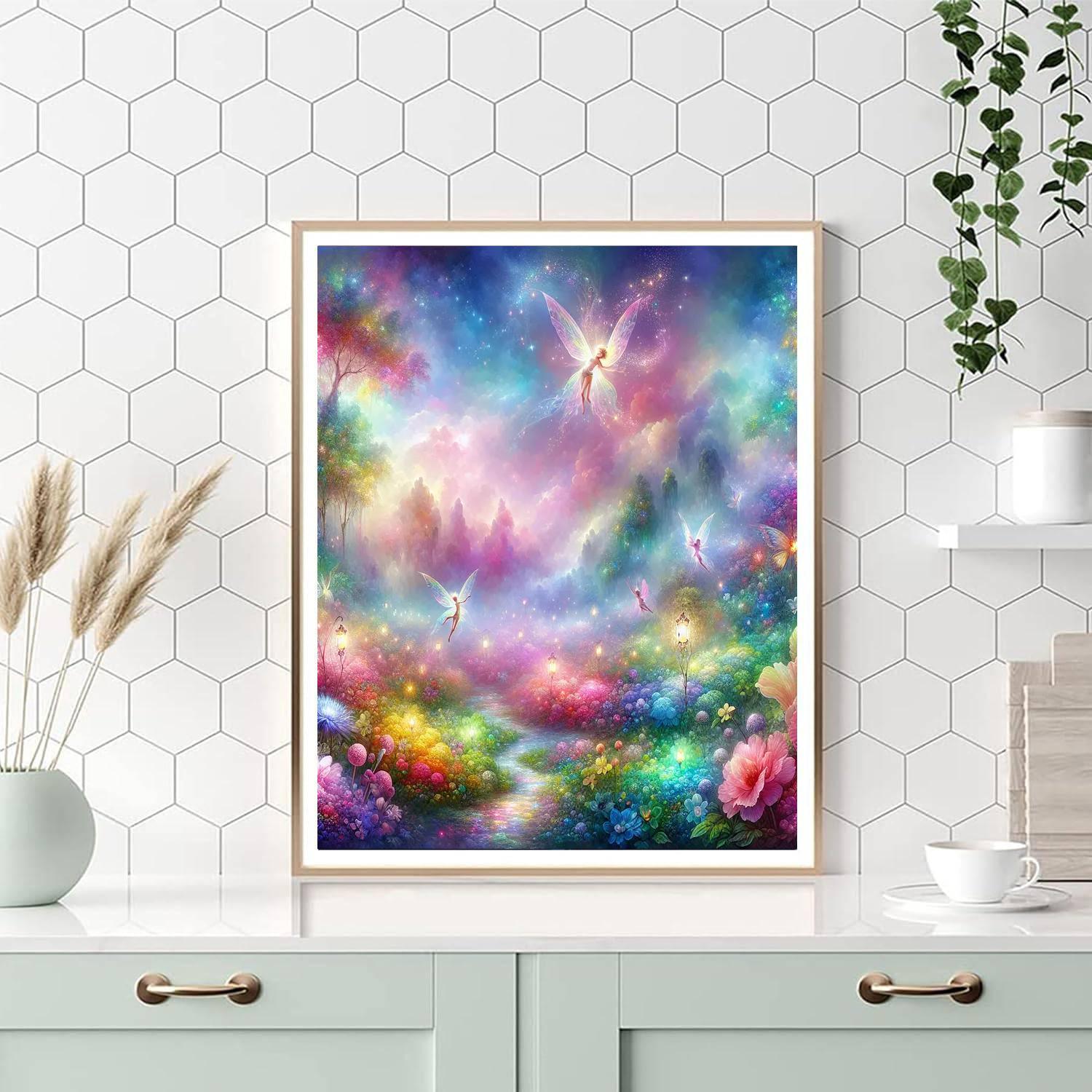 Mystical Garden Of Fairies Numbered Painting Kits