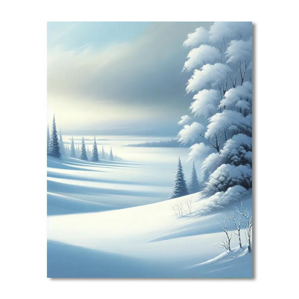 Majestic Winter Majesty Paint By Numbers Art