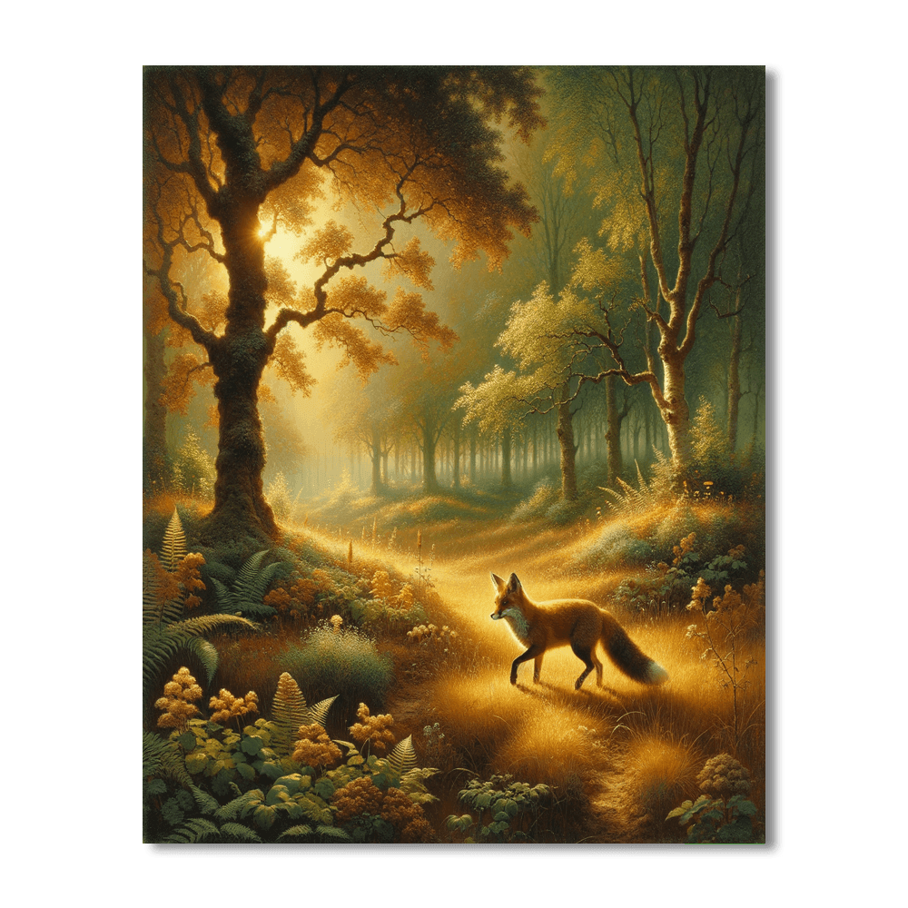 Fox In The Glade Paint By Numbers Kits