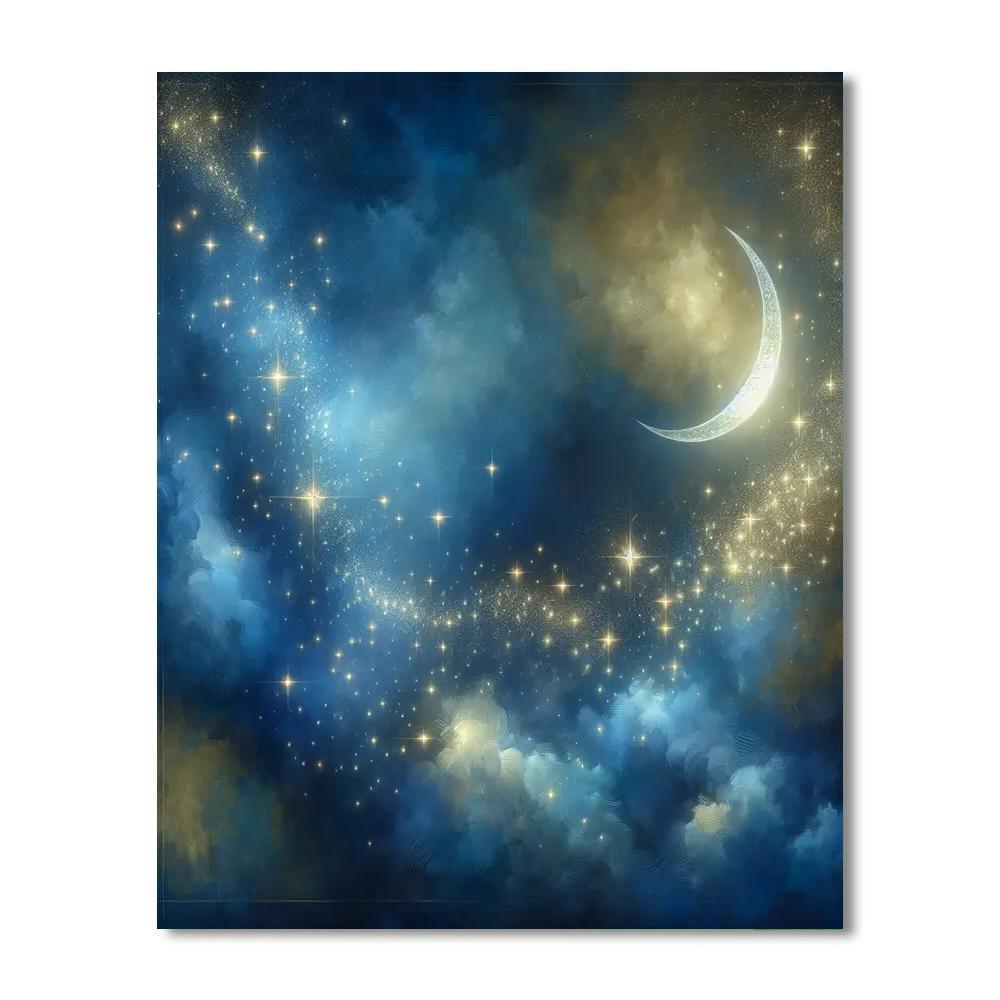 Starry Night Skies Numbered Painting Kits