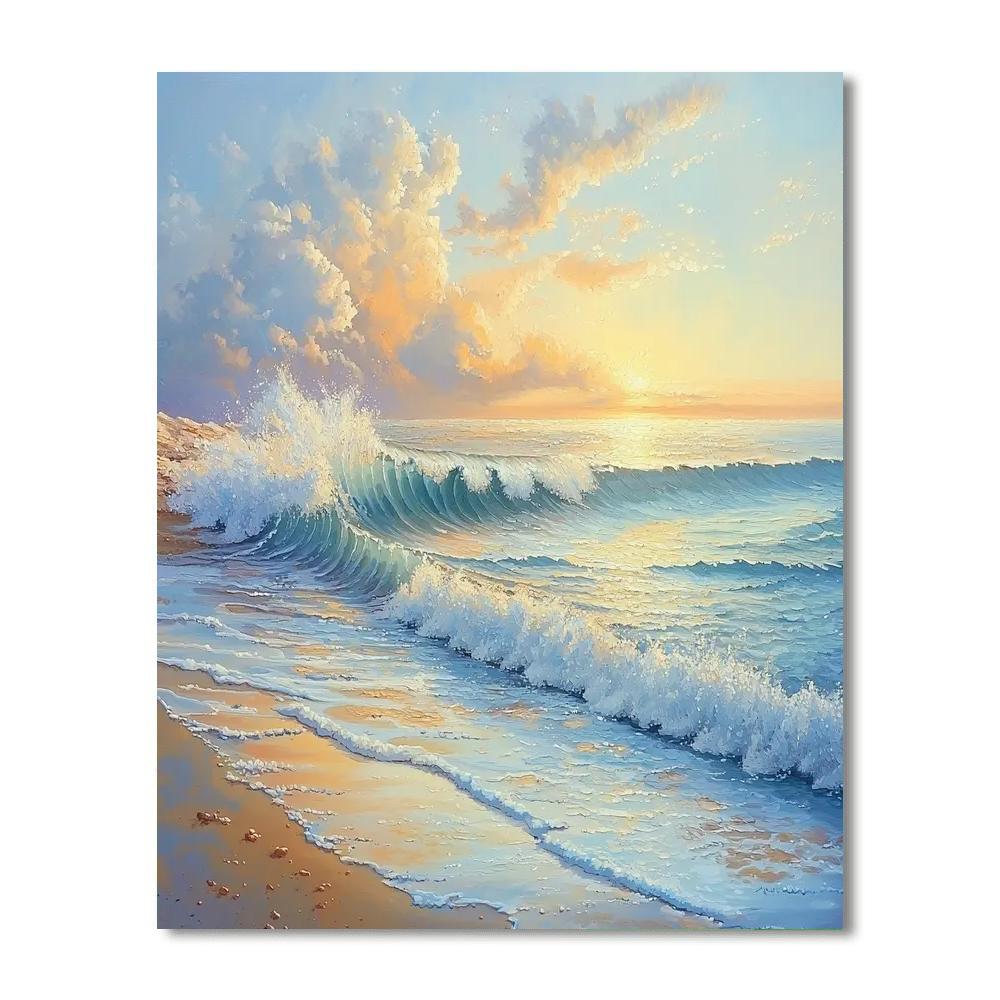 Leonardo Da Vinci Inspired Shores Of Reflection  Paint By Number