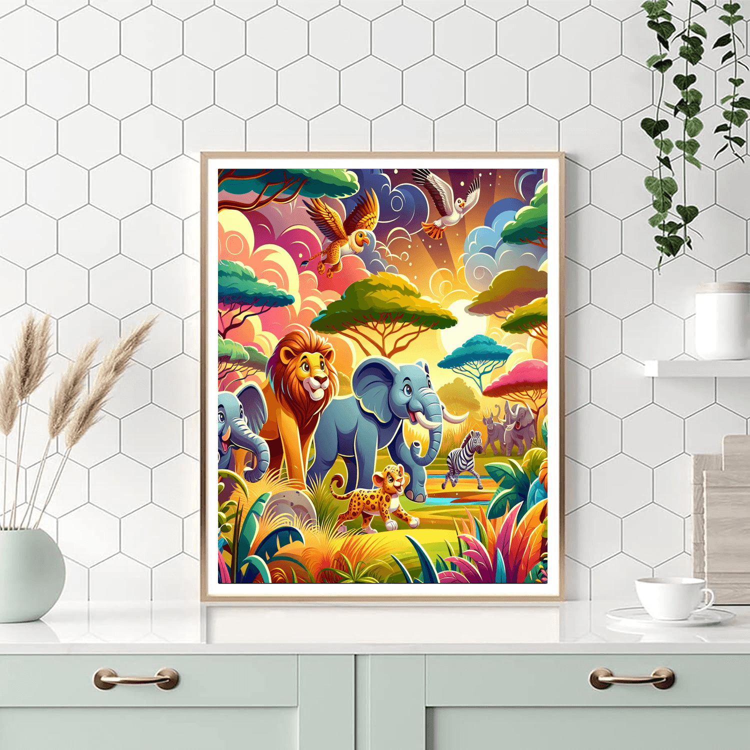 Wild Safari Expedition Numbered Painting Kits