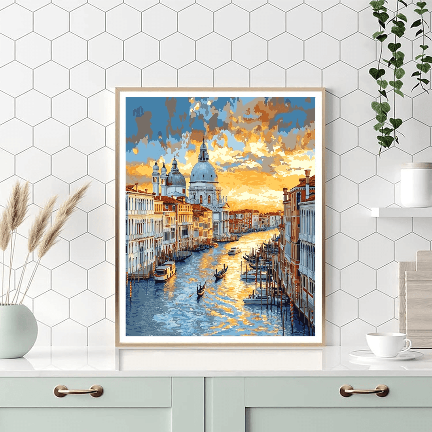 Canaletto Inspired Classical Urban Elegance  DIY Paint By Numbers