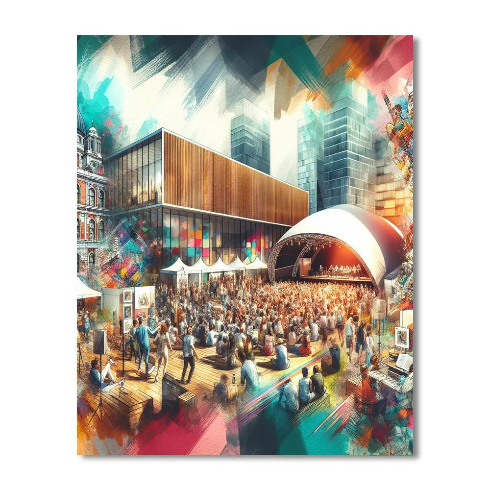 Abu Dhabi Festival - Uae Paint By Color