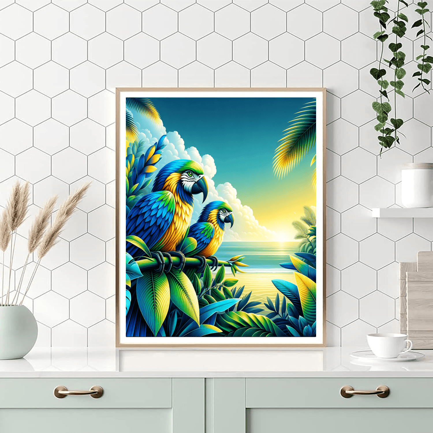 Tropical Haven Paint By Numbers